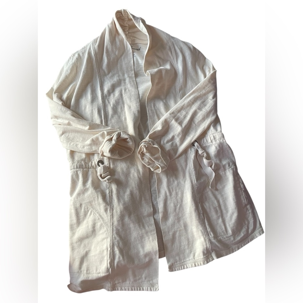 Lucky Brand Cream Cotton Jacket
